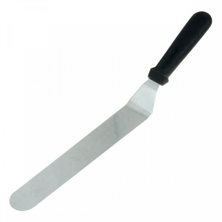 Лопатка L=16*3 см кондитерская изогнутая пласт. ручка